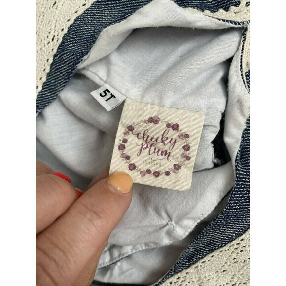 Cheeky Plum Chambray Dress - Picture 4 of 4